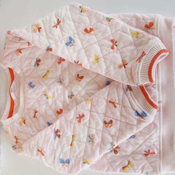 LOT of 2, Girl's Toddler Quilted M&S Top, Disney Minnie Mouse Pants (Age 5 yrs) - Picture 4 of 14